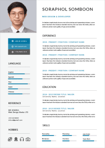 แบบฟอร์มresumewordสวยๆ